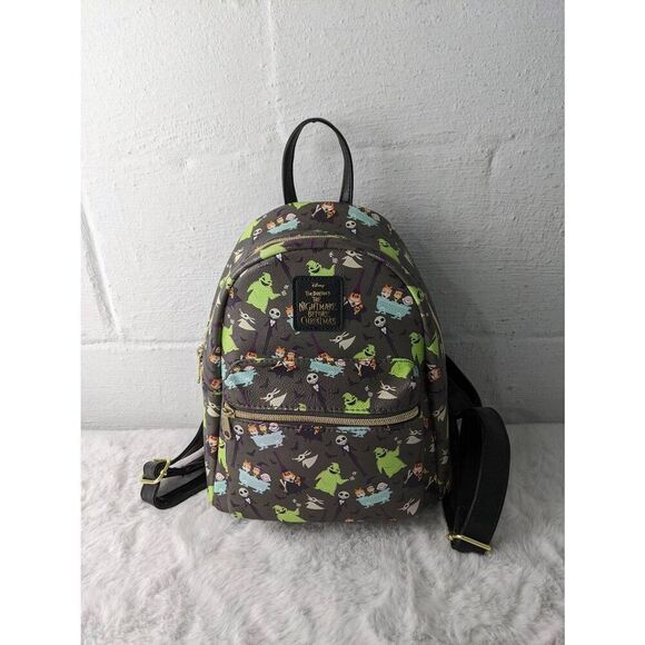 Loungefly Disney‎ Nightmare Before Christmas Mini Backpack Grey - Picture 1 of 11